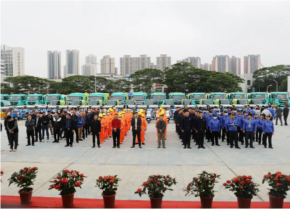 人勤春来早，奋进正当时 | 坪山区龙田街道环卫清扫保洁服务项目入场启动仪式